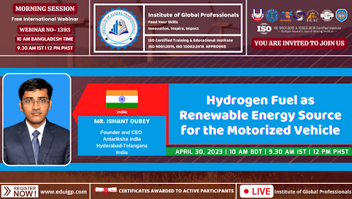 Hydrogen Fuel as Renewable Energy source for motorized vehicle